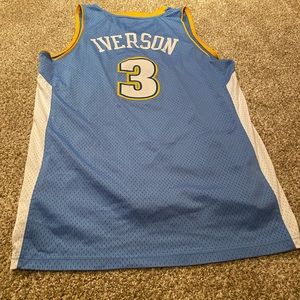 Allen Iverson Jersey - Denver Nuggets - Size L - Adidas - NBA